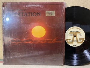 Faces Of Jazz Meditation EX SHRINK HYPE STICKER private spiritual jazz funk RARE - Picture 1 of 1