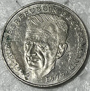 1989 F Germany, 2 Mark Coin, - Picture 1 of 2