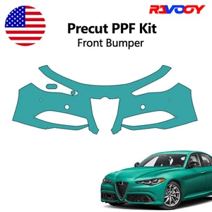 For Alfa Romeo Giulia Base 2017-2023 Front Bumper Paint Protection Film PPF - Picture 1 of 8