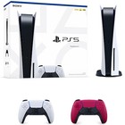 PlayStation 5 Console + PlayStation 5 DualSense Wireless Controller Cosmic Red