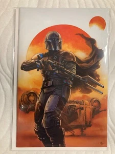 The Mandalorian #1 SDCC 2022 Trinity Comics Virgin Exclusive Adi Granov IN HAND - Bild 1 von 1
