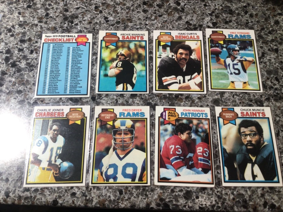 U-Pick 1979 Topps football common/stars #266-528 SINGLES  - YOU PICK ANY CARD(S) - Image 1 of 1