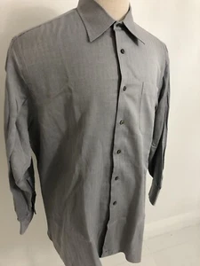 Camisa de vestir John W NordstromAlgodón talla 17 - 34 gris - Imagen 1 de 7