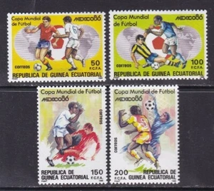 Guinea Ecuatorial 1986 - Edifil 81/84 - Copa Mundial Futbol Mexico 86 - MNH - Imagen 1 de 1