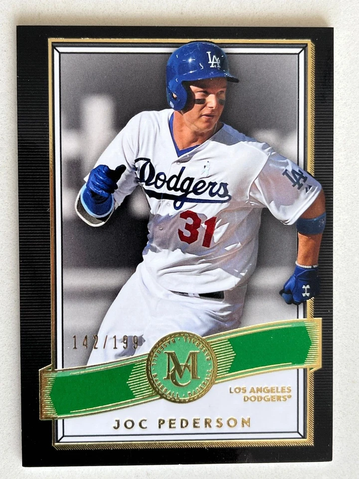 Joc Pederson 2016 Topps Museum Collection Green /199 #15 Los Angeles Dodgers - Image 1 of 2
