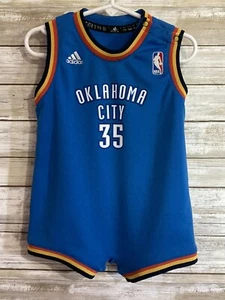 Blue Adidas Oklahoma City Thunder Durant 24 M Months One Piece j358 - Picture 1 of 4