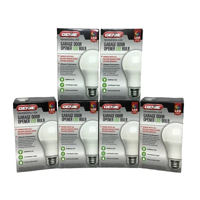6 Bombillas LED Genie Abridor Puerta Garaje 60w Luz Equivalente 25.000h Motor Universal Foto 1 de 4