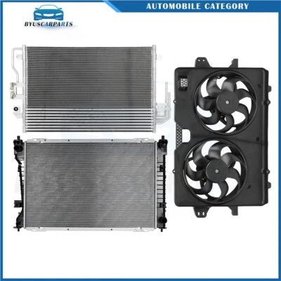 Kit de ventilador condensador radiador eléctrico Ford Escape 2008 2009 2010-2012 Foto 1 de 4