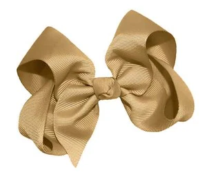 WD2U Girls 4" Solid Grosgrain Ribbon Boutique Hair Bow Alligator Clip - Picture 1 of 61