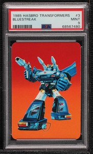 1985 Hasbro Transformers Bluestreak #3 PSA 9 MINT 0b3o