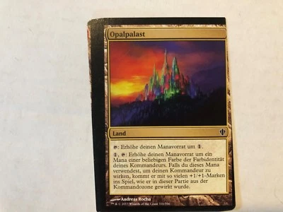 Miscut Opal Palace German Misprint MTG GENUINE EDH Commander Magic - Image 1 of 2
