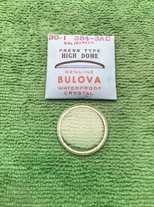 Genuine Bulova Accutron Part # 384-3AC, 30.1 mm Watch Crystal - Picture 1 of 3