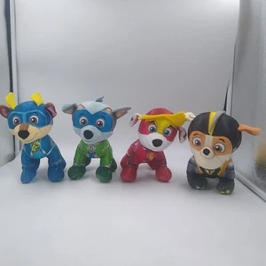 Paw Patrol Mighty Pups Superhelden 8 Zoll Plüschtiere inkl. Jagd, Rocky, Marshall & Trümmer - Bild 1 von 24