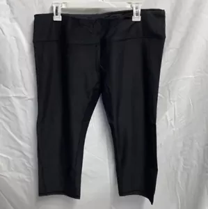 Leggings de yoga Capri de cintura alta para mujer ODODOS 2XL negros elásticos - Imagen 1 de 9