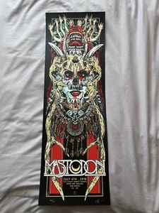 Mastodon Tour Poster San Diego CA 7/6 July 2018 S/N #/100 Rhys Cooper Rare Show - Picture 1 of 5