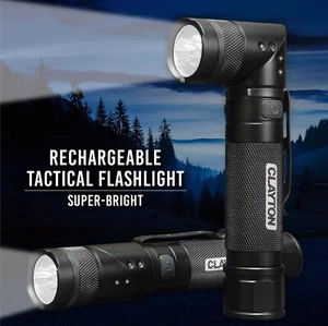 Tactical Flashlight 1200 Lumen White Red Green - Picture 1 of 7