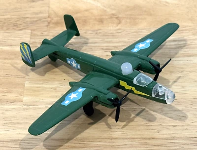 VINTAGE ROAD CHAMPS FLYERS B-25J MITCHELL WW2 WWII FIGHTER DIECAST PLANE - Image 1 of 4
