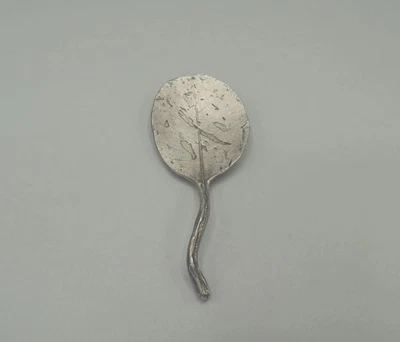 Signed Don Drumm Aluminum Leaf Spoon  Studio Art Spoon 4” - Image 1 of 4