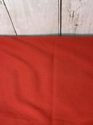 Unbranded Red Knit Poly Blend Fabric 3/4 yards 64" Wide Vintage - Image 1 of 4