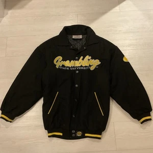 Vintage Grambling State University Tigers Wool Varsity Jacket Size XL Retro - Picture 1 of 5