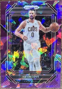 2022-23 Panini Prizm Kevin Love Purple Cracked Ice Prizm #081/149 Cavaliers #90 - Bild 1 von 2