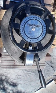 DIAGRAPH BRADLEY Vintage Heavy Duty Stencil Cutting Machine 1/2" Character Size - Picture 1 of 9