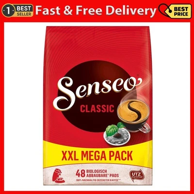 Cápsulas de café Senseo Classic tostadas medianas, 1 paquete, 48 unidades, sabor suave, crema Foto 1 de 4