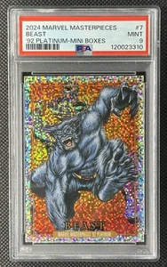 2024 Marvel Masterpieces '92 Platinum Beast Mini Box #7 PSA 9 - Bild 1 von 2