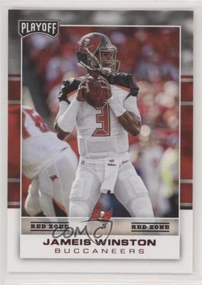 2017 Panini Playoff Red Zone Jameis Winston #85 - Image 1 of 2