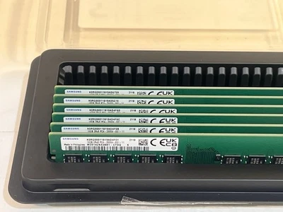 6 Pieces Samsung RAM M391A2K43BB1-CTD 16GB ECC DDR4 2666MHz PC4-21300 2666MHz - Image 1 of 2