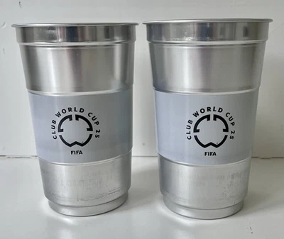 2 Клуб чемпионата мира FIFA 16 унций алюминиевые чашки лот 2025 издание - Изображение 1 из 3