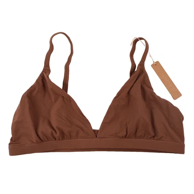 NEW Skims Fits Everybody Triangle Bralette BR-TRI-2024, Color Jasper, Size XL - Image 1 of 4