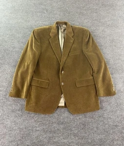 Polo University Club Sport Coat 42 R Beige Cotton Ribbed Corduroy Ralph Lauren - Picture 1 of 13