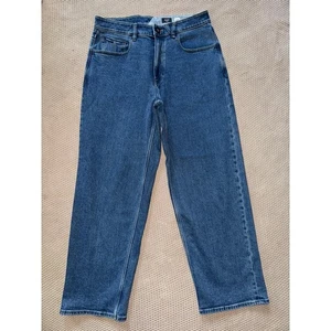 Volcom Billow Loose Fit Denim Jeans Mens Blue Skateboarding Size 32 - Picture 1 of 9