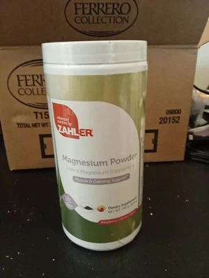 Polvo de citrato de magnesio Zahler - Muscular y calmante - Frambuesa Limón - 3/2025 Foto 1 de 2