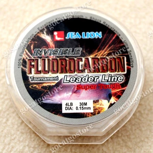 NEW Sea Lion 100% Made in Japan Fluorocarbon Leader Fishing Line 4LB 30M - Picture 1 of 1