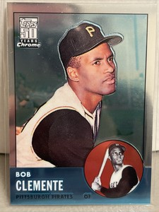 2001 Topps Chrome Through The Years #19 of 50 ROBERTO CLEMENTE 1963 Reprint HOF