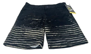 Boys Striped Hybrid Swim Trunks art class Black Size 6 - Picture 1 of 12
