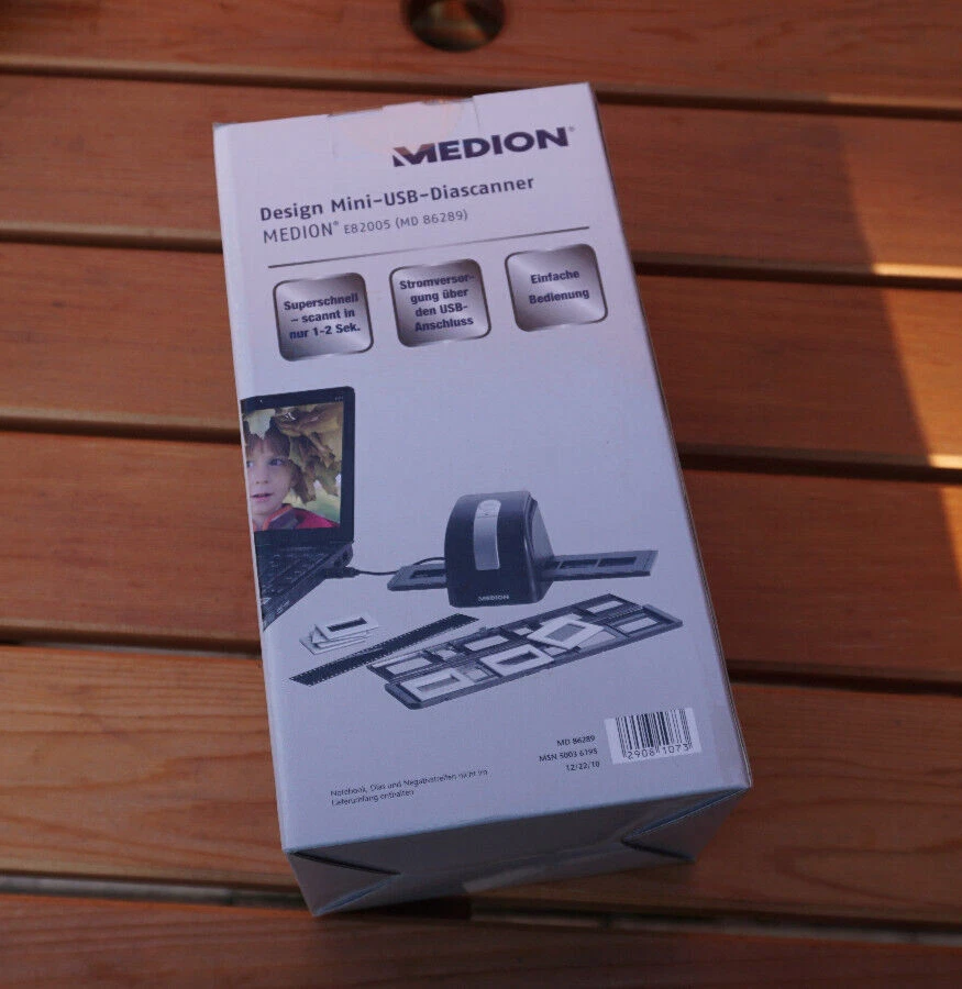 Mini USB Diascanner Medion E82005 (MD 86289) Neu & Unbenutzt - Bild 1 von 2