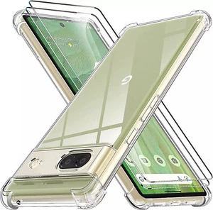 Coque Etui Housse + Verre Trempé pour Google Pixel 7A / 8A / 8 Pro / 9A / 9 Pro - Zdjęcie 1 z 7