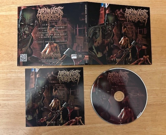 Компакт-диск ABOMINABLE PUTRIDITY Demolisher Digi Inherited Suffering 2019 No054/200, ExEx! - Изображение 1 из 1