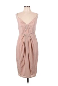 Neu mit Etikett Zimmermann Midi Länge Seide Rosa Kleid-Größe 3 (US 8-10) - Bild 1 von 11