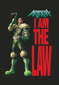 Anthrax I Am The Law large fabric poster / flag 1100mm x 700mm (hr) - Picture 1 of 1