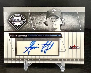 2005 Fleer Classic Clippings #DS-GF Gavin Floyd Diamond Signings Single Blue - Picture 1 of 2