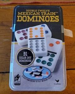 Dominó Tren Mexicano Doble Doce Cardenal, Multicolor EDICIÓN ASMODEE - Imagen 1 de 5