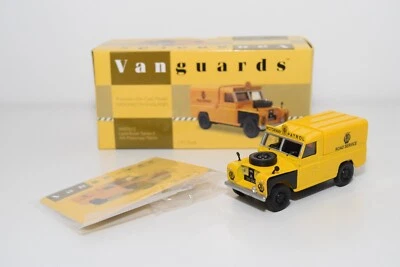 A67 1:43 VANGUARDS VA07612 LAND ROVER SERIE II AA AUTOSTRADA PATTUGLIA MIB MO... - Immagine 1 di 4