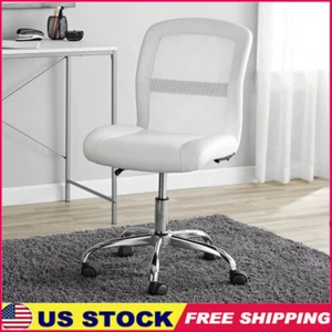 Office Desk Padded Chair Computer Task Ergonomic Swivel Mesh Adjustable Mid-Back - Picture 1 of 6