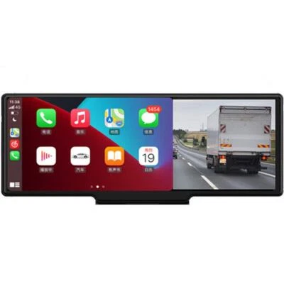 Cámara de video grabadora DVR para tablero de automóvil Bluetooth Carplay/Android automática 10,26 pulgadas  Foto 1 de 4