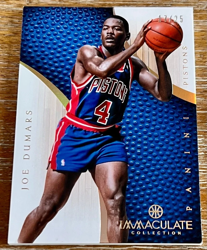 JOE DUMARS 12-13 Panini Immaculate GOLD #17/25 ! DETROIT PISTONS ! - Image 1 of 1
