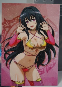 Raynare Bat Bikini High School DxD Sexy Waifu Textured Custom Card - Picture 1 of 3